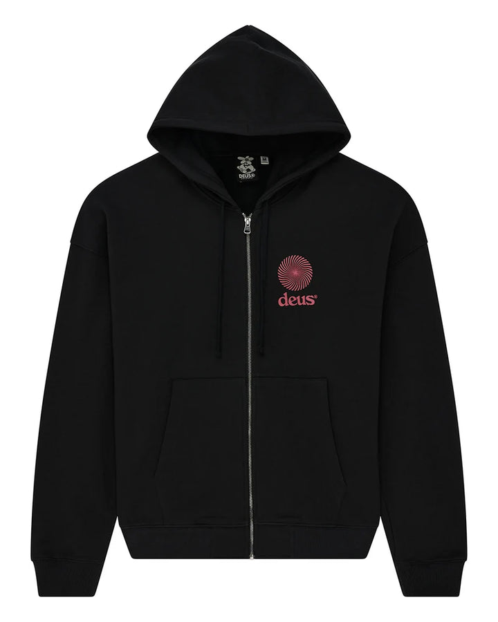 Deus Ex Machina Strata Zip Hoodie Sudadera con Capucha y Cremallera Hombre