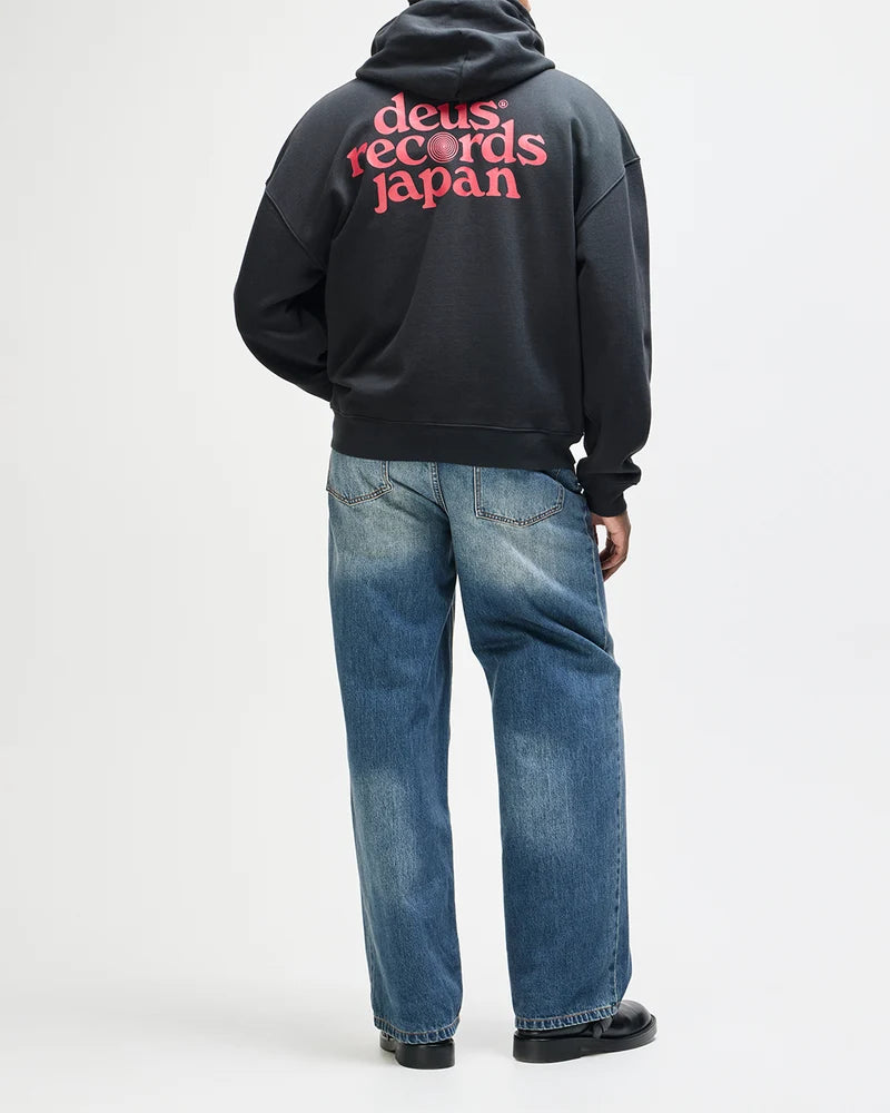 Deus Ex Machina Strata Zip Hoodie Sudadera con Capucha y Cremallera Hombre
