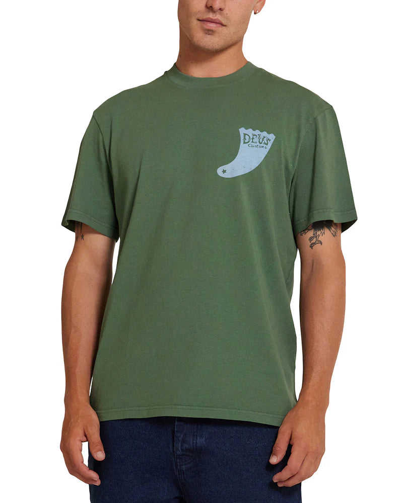 Deus Ex Machina Single Fin Tee Camiseta Hombre