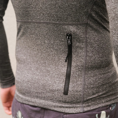 FCS Essential Hooded Licra Manga Larga Hombre