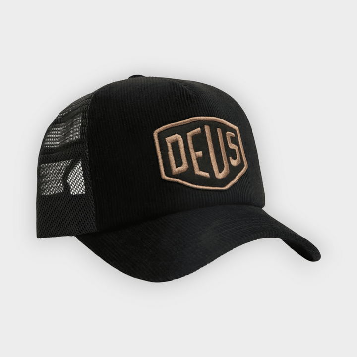 Deus Ex Machina Shield Cord Trucker Gorra Pana Hombre