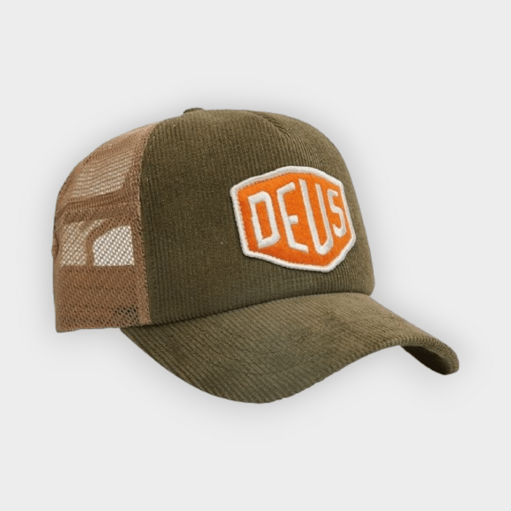 Deus Ex Machina Shield Cord Trucker Gorra Pana Hombre