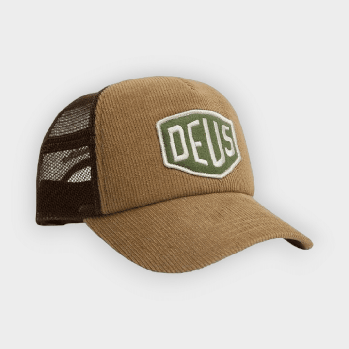Deus Ex Machina Shield Cord Trucker Gorra Pana Hombre