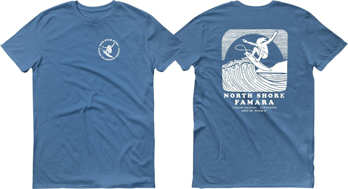 Red Star Surf Aerial North Shore Camiseta Adulto Unisex