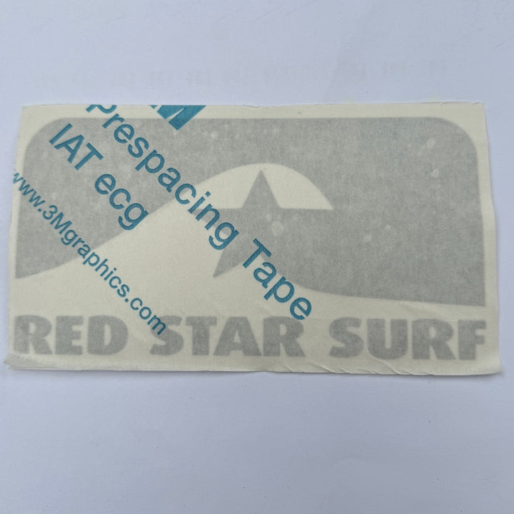 Pegatina vinilo de corte - Red Star Surf® en colores rojo o plata