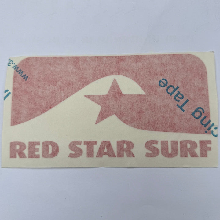 Pegatina vinilo de corte - Red Star Surf® en colores rojo o plata