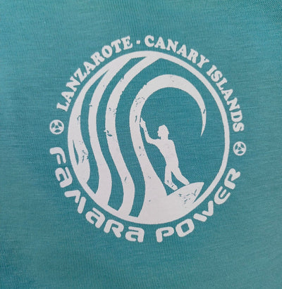Famara Power Codigo Pequeño Camiseta Adulto Unisex 2025