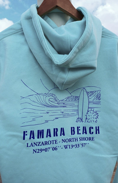 Famara Power Playa Famara Beach Sudadera Con Capucha Unisex