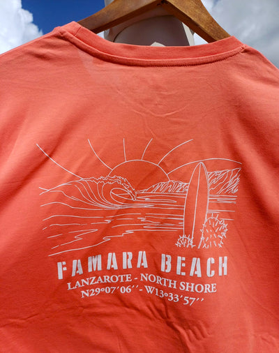 Famara Power Playa Famara Camiseta Adulto Unisex