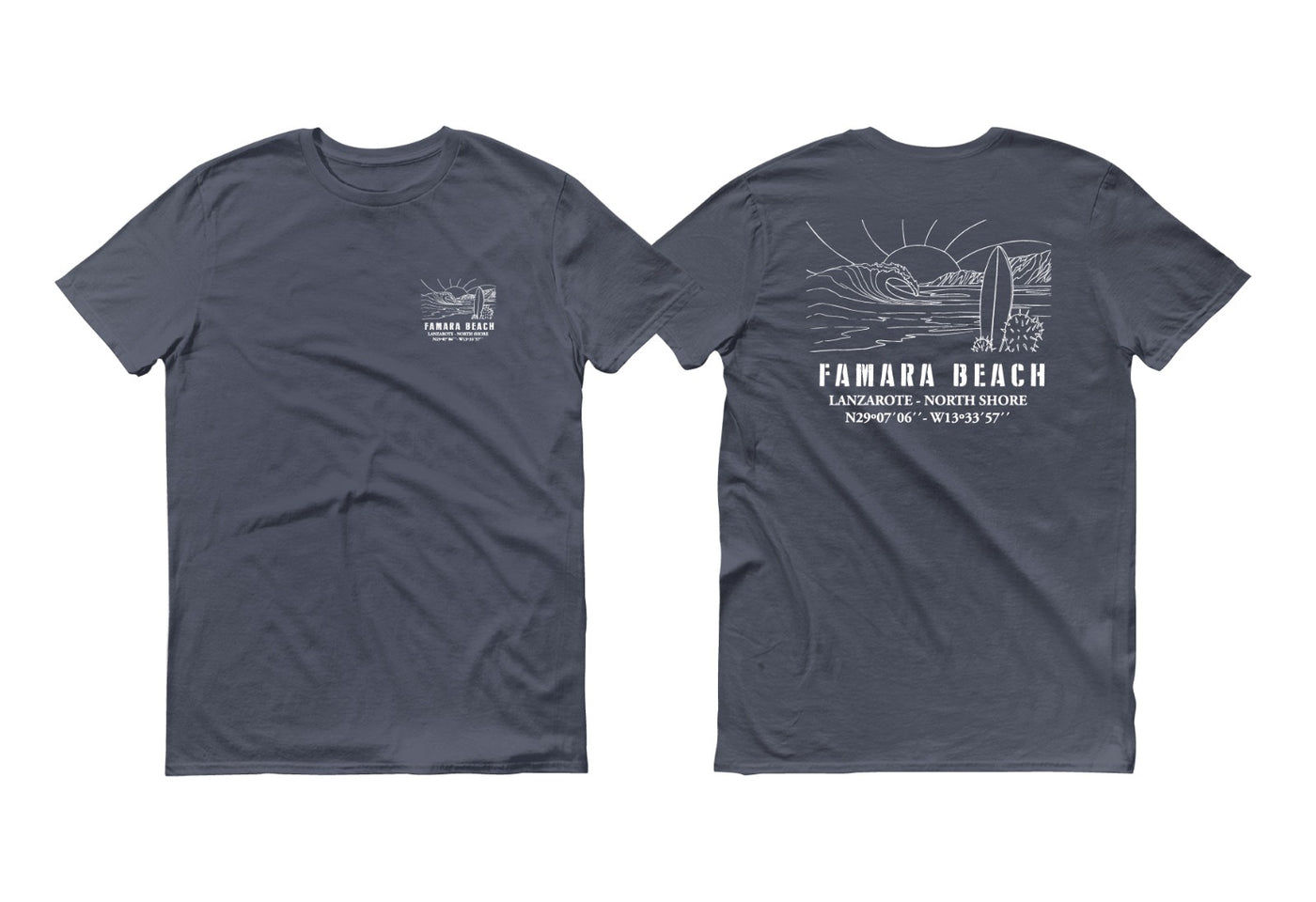 Famara Power Playa Famara Camiseta Adulto Unisex