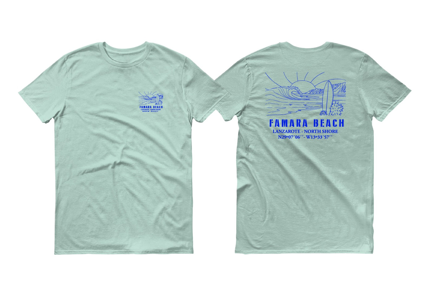 Famara Power Playa Famara Camiseta Adulto Unisex