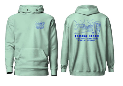 Famara Power Playa Famara Beach Sudadera Con Capucha Unisex