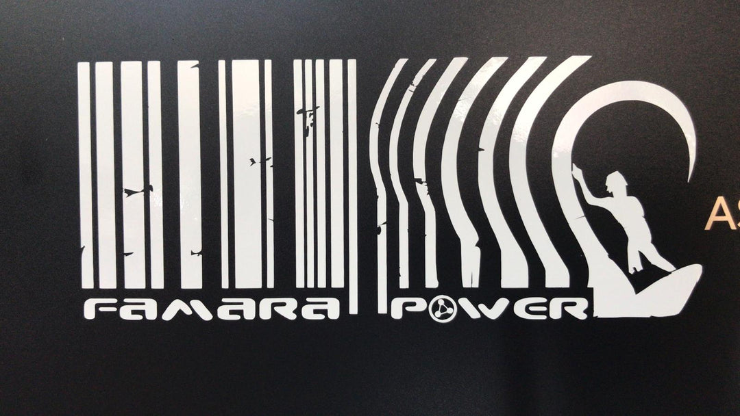 Famara Power® Codigo Clasico Pegatina