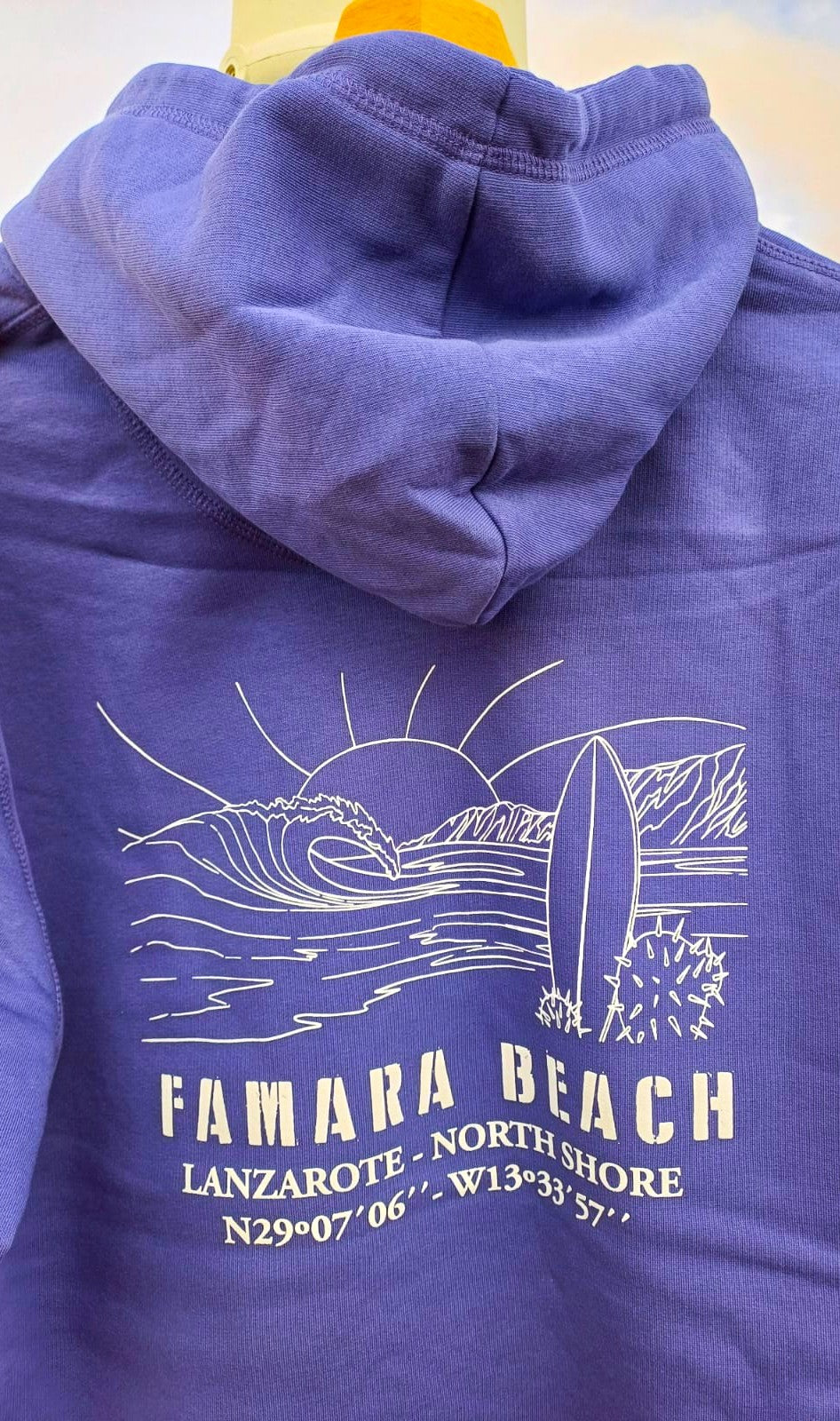 Famara Power Playa Famara Beach Sudadera Con Capucha Unisex