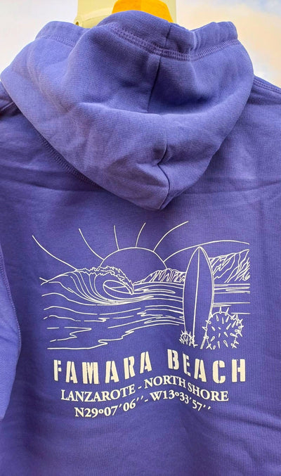 Famara Power Playa Famara Beach Sudadera Con Capucha Unisex