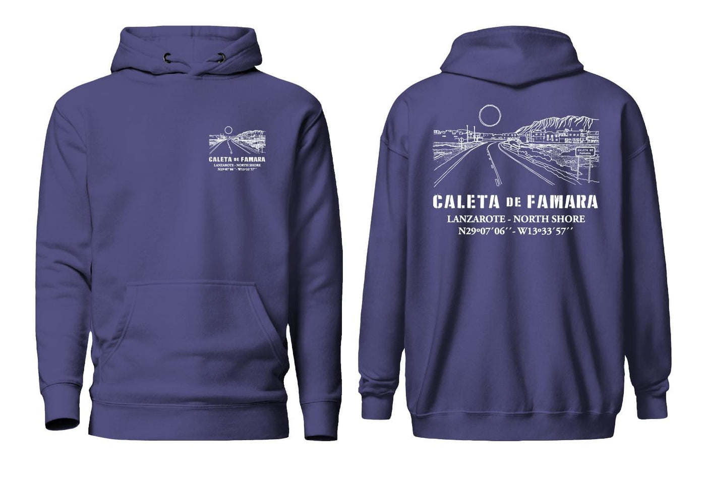 Famara Power Caleta De Famara Sudadera Con Capucha Unisex