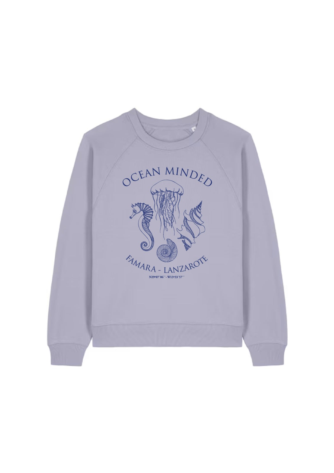 Famara Power Ocean Minded Medusa Sudadera Sin Capucha Mujer