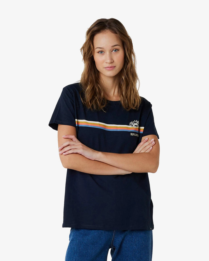 Rip Curl Melting Waves Standard Tee Camiseta Mujer