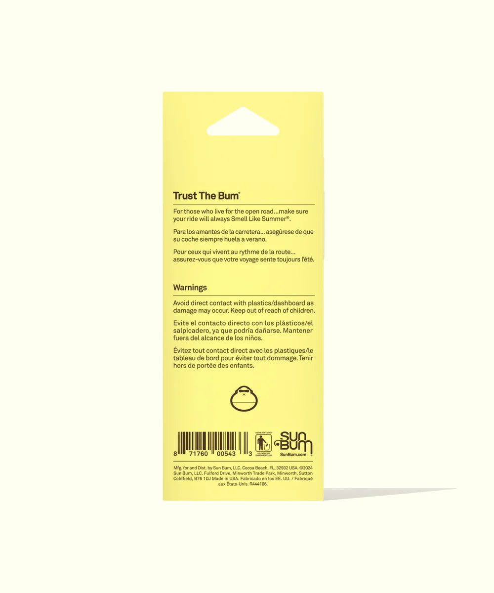 Sun Bum Air Freshener Ambientador para Coche