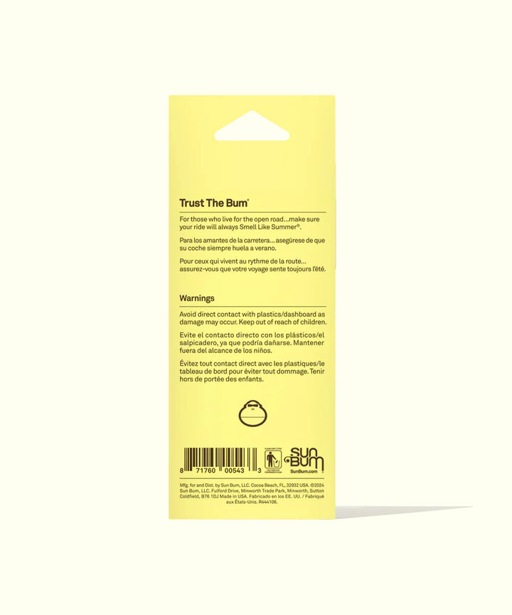 Sun Bum Air Freshener Ambientador para Coche