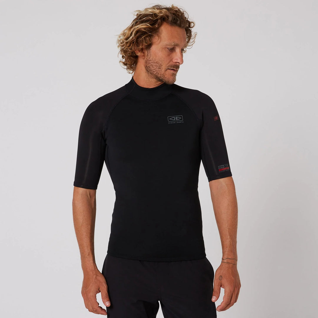 Ocean &amp; Earth Double Black SS Vest Chaquetilla Neopreno Hombre