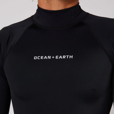 Ocean & Earth Mens Script L/S Rash Licra Hombre
