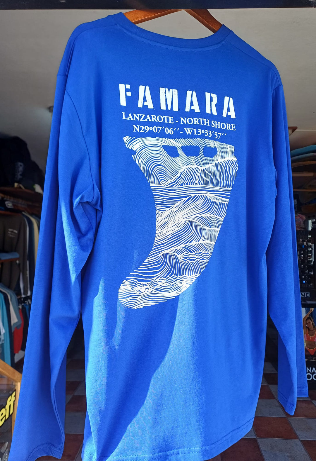 Famara Power Quilla Fin Camiseta Manga Larga Adulto Unisex