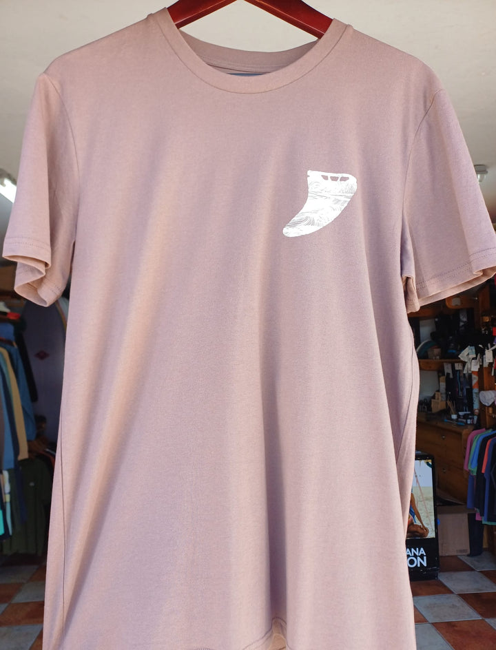 Famara Power Quilla Fin Camiseta Adulto Unisex Marrón
