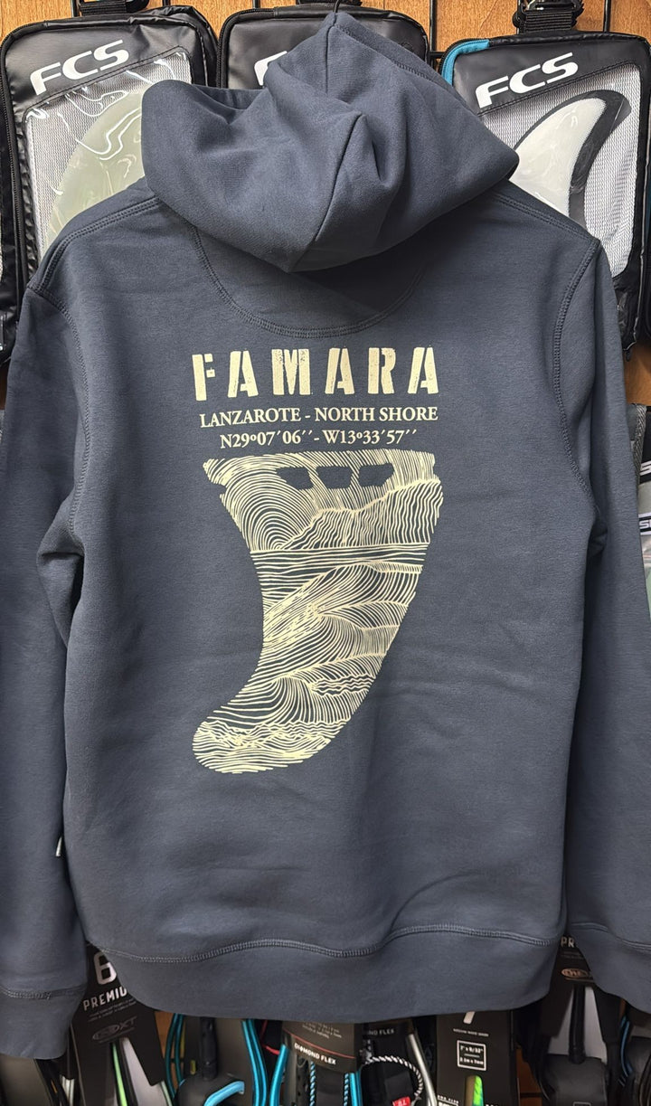Famara Power Quilla Fin Sudadera Con Capucha Unisex
