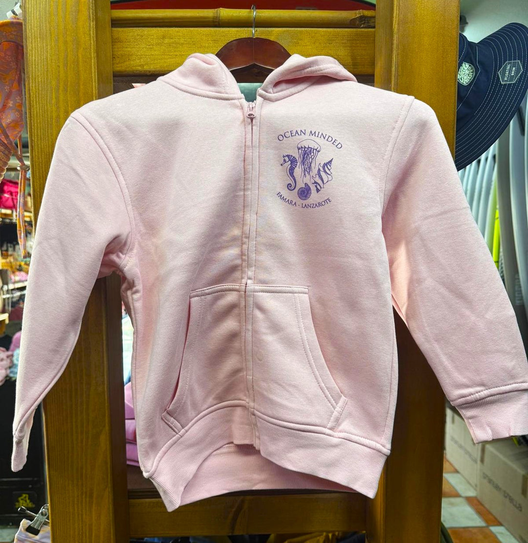 Famara Power Medusa Ocean Minded Sudadera con Capucha y Cremallera Niña