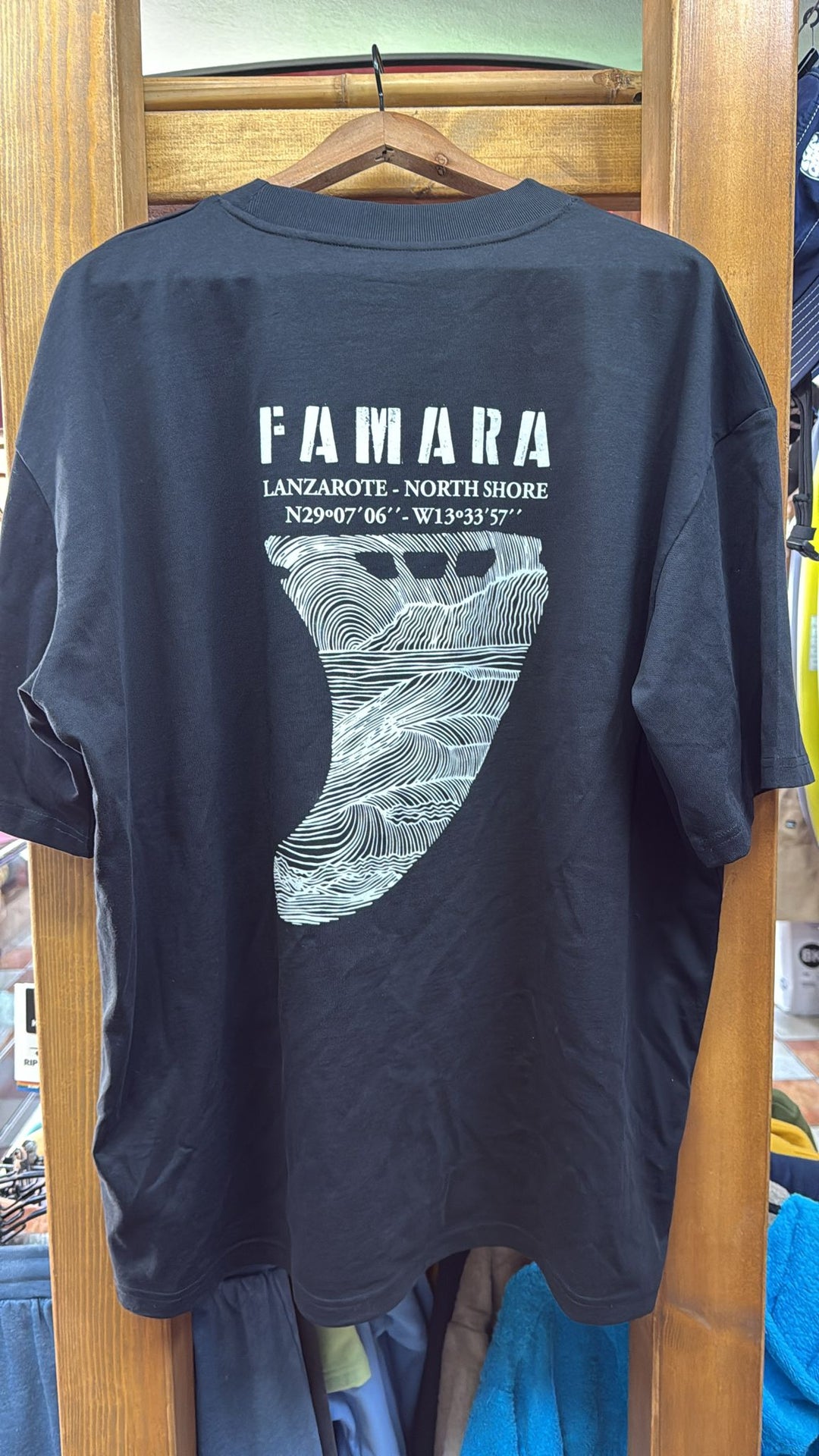 Famara Power Quilla Fin Camiseta Oversize Adulto Unisex