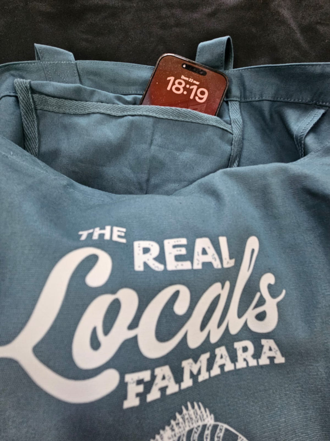 Famara Power Peces The Real Locals Bolsa de Tela Tote Bag