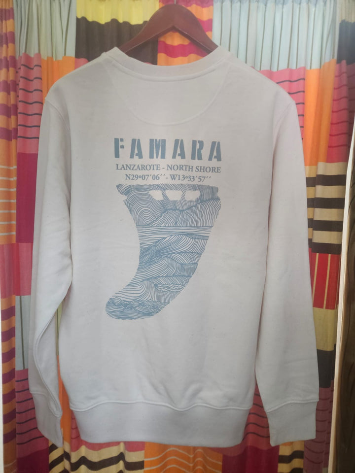 Famara Power Quilla Fin Sudadera Sin Capucha Adulto Unisex