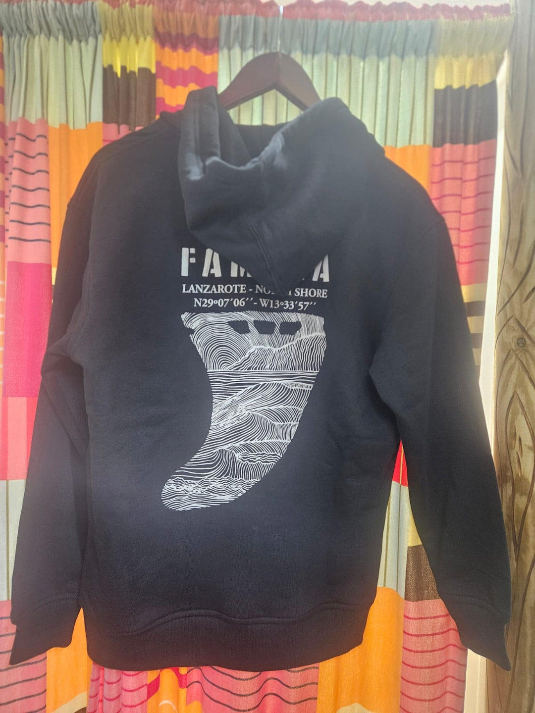 Famara Power Quilla Fin Sudadera Con Capucha Y Cremallera Adulto Unisex