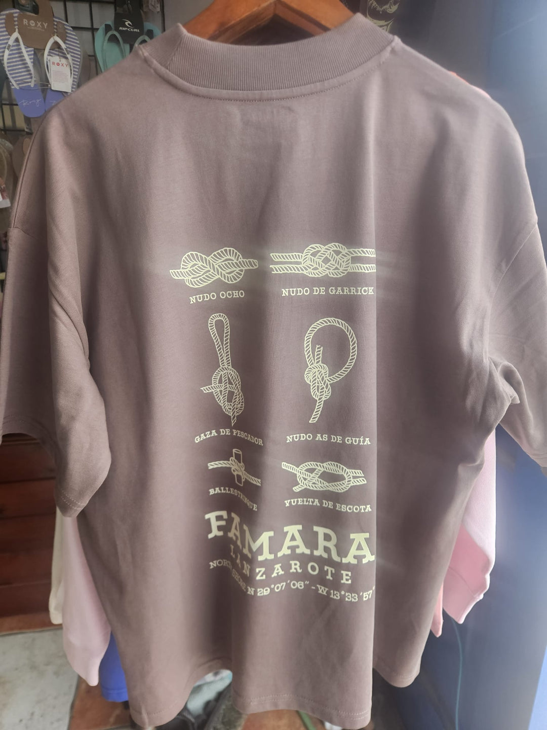 Famara Power Nudos Camiseta Oversize Adulto Unisex
