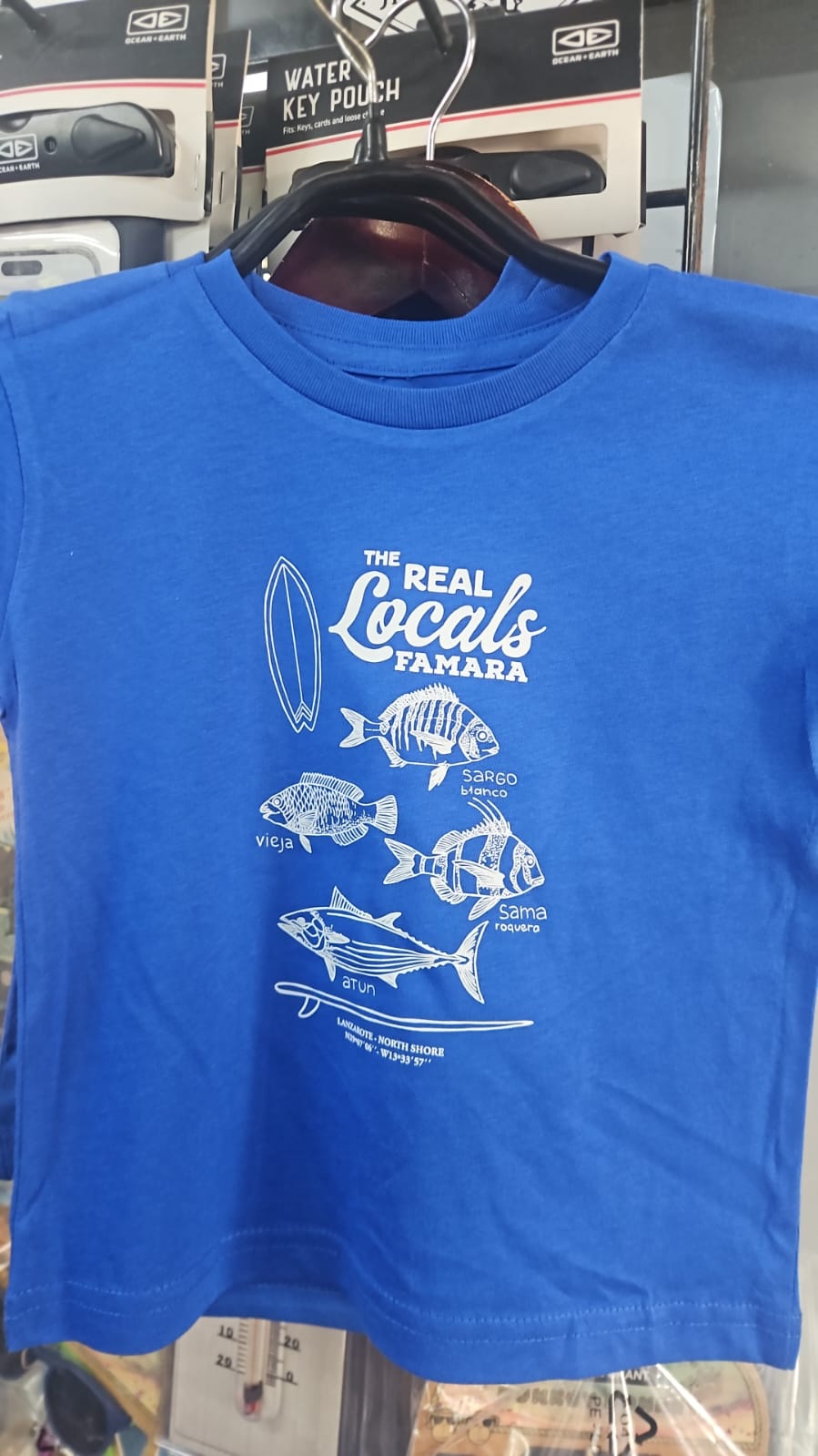 Famara Power Peces The Real Locals Camiseta Bebé Unisex
