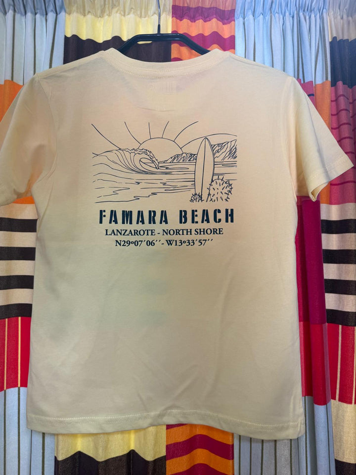 Famara Power Playa Famara Camiseta Manga corta Niño Unisex