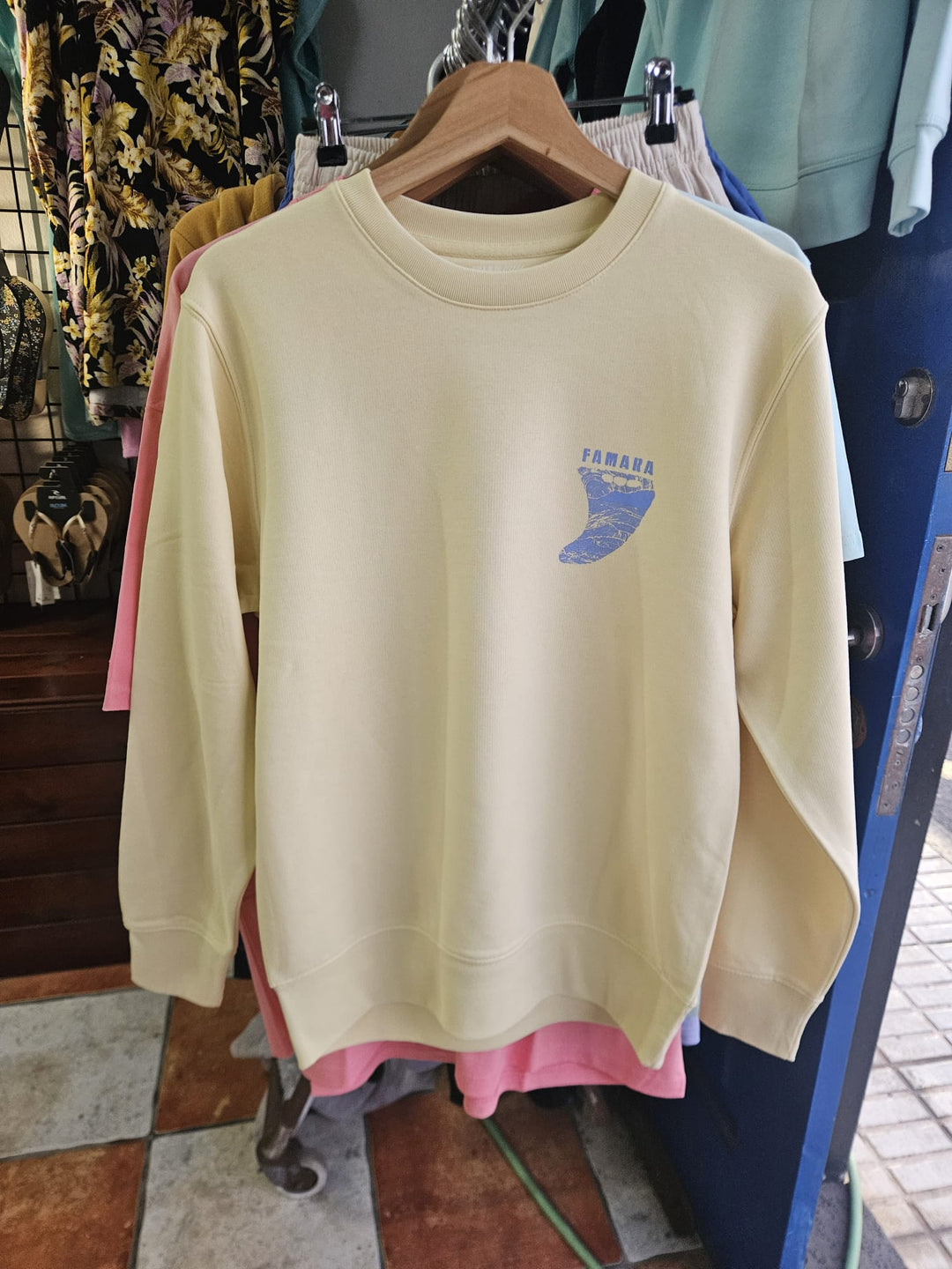 Famara Power Quilla Fin Sudadera Sin Capucha Adulto Unisex