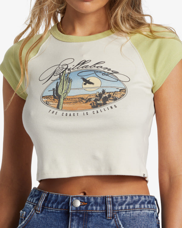 Billabong Blissed Reglan Camiseta Mujer