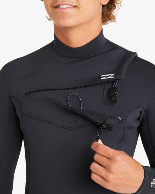 Billabong Absolute Natural 3/2mm Neopreno con Cremallera en el Pecho Hombre