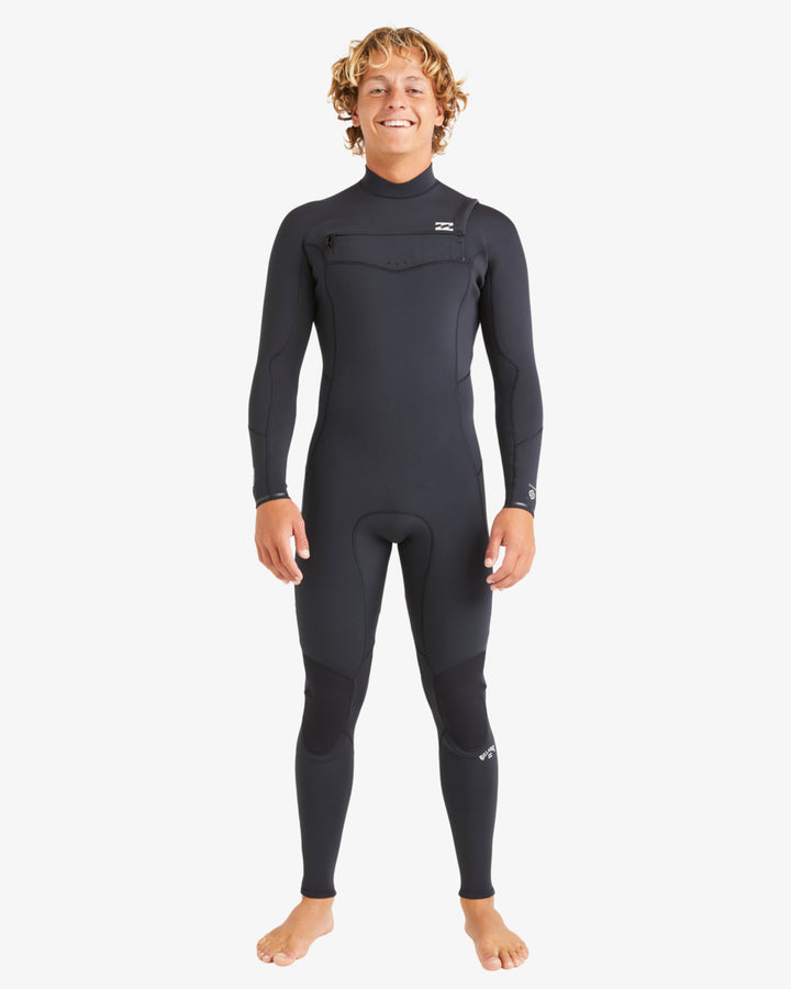 Billabong Absolute Natural 3/2mm Neopreno con Cremallera en el Pecho Hombre