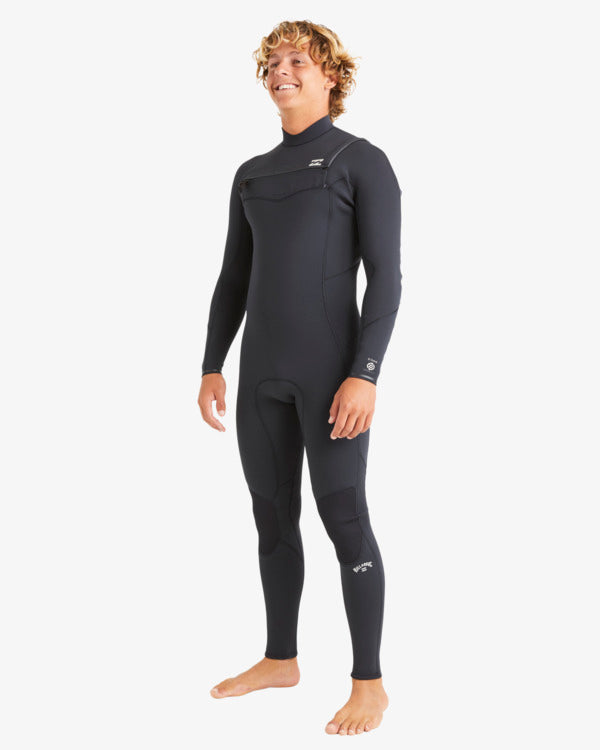 Billabong Absolute Natural 3/2mm Neopreno con Cremallera en el Pecho Hombre
