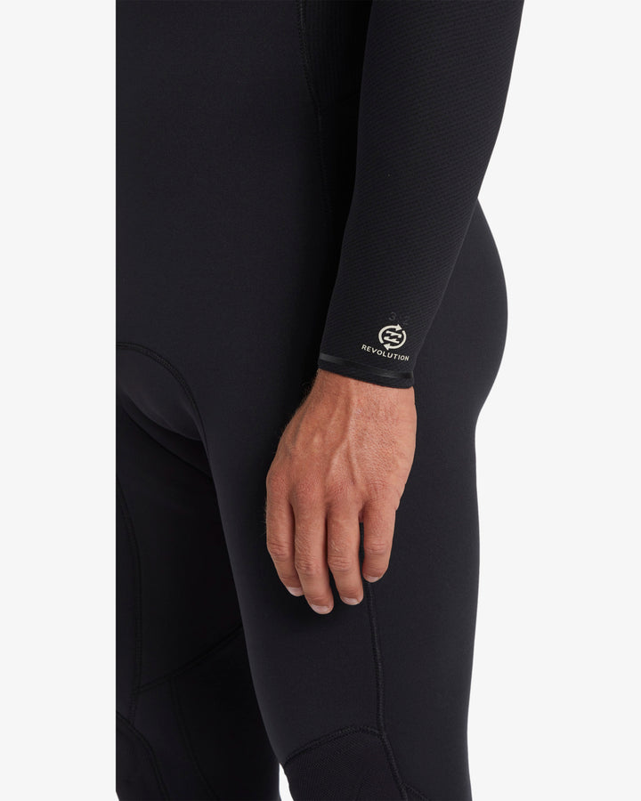 Billabong Revolution Natural 3/2mm Neopreno con Cremallera en el Pecho Hombre