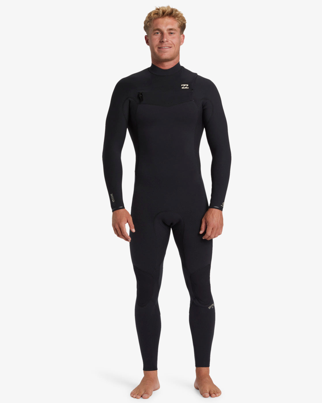 Billabong Revolution Natural 3/2mm Neopreno con Cremallera en el Pecho Hombre