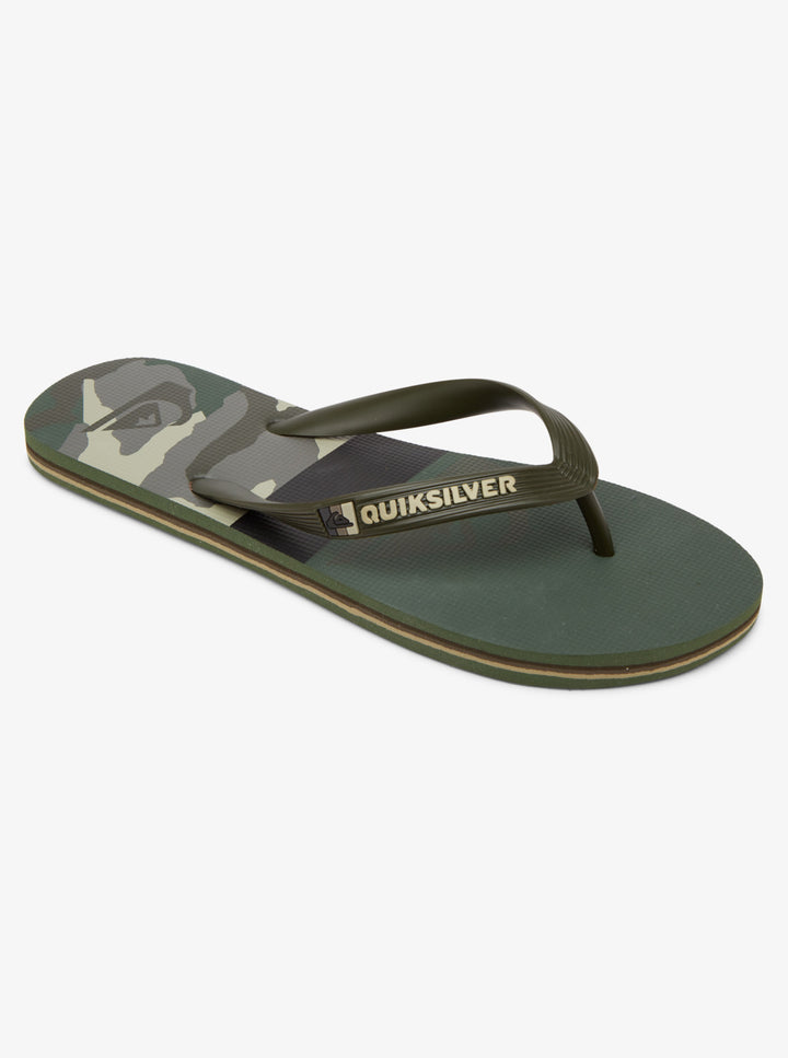 Quiksilver Molokai Panel Chanclas Hombre Verde