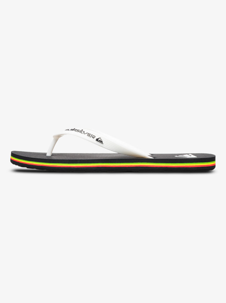 Quiksilver Molokai Core Chanclas Hombre Negro/Rasta/Khaki