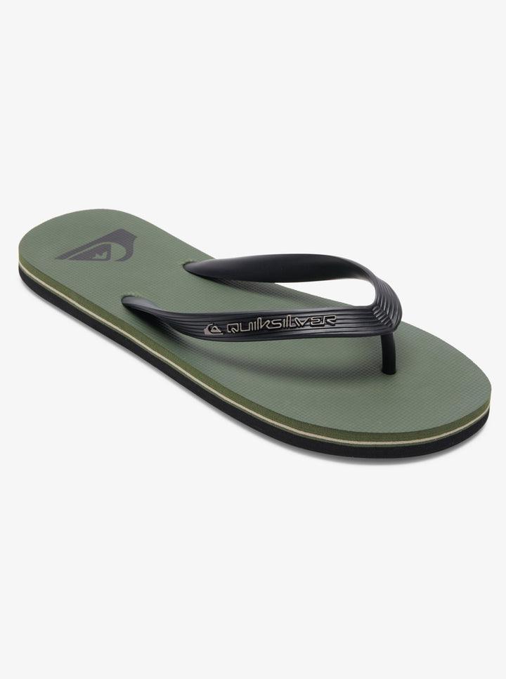 Quiksilver Molokai Core Chanclas Hombre Verde
