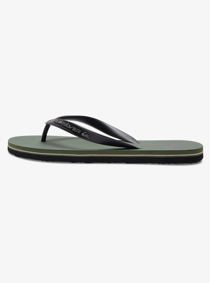 Quiksilver Molokai Core Chanclas Hombre Verde