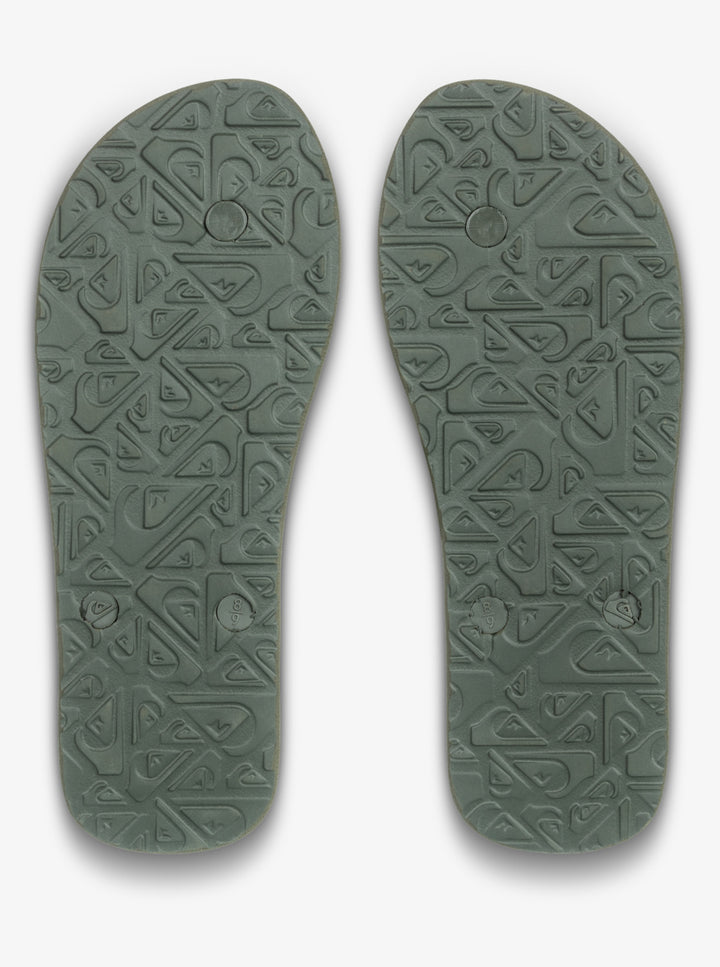 Quiksilver Molokai Core Chanclas Hombre Negro/Rasta/Khaki
