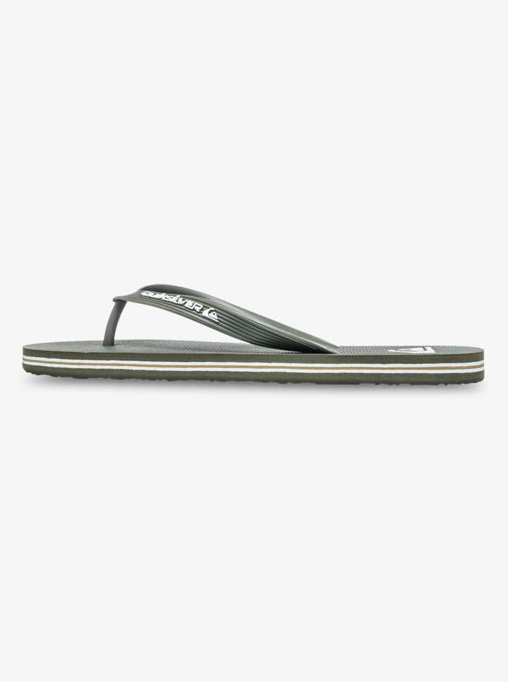 Quiksilver Molokai Core Chanclas Hombre Negro/Rasta/Khaki